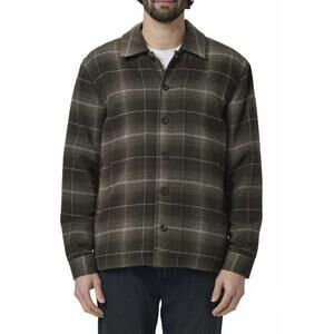 NEW PAIGE telford jacket in marsh green plaid